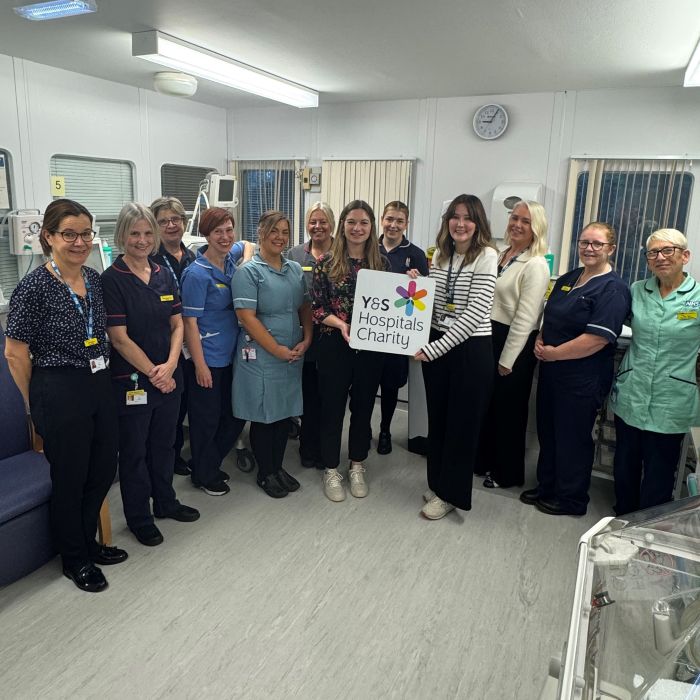 charity and neonatal team in neonatal unit